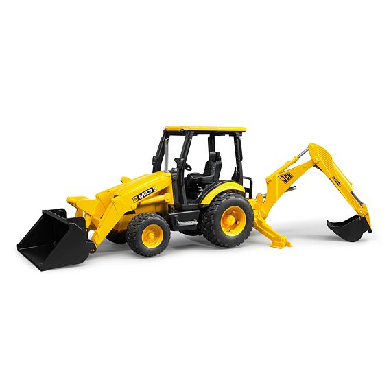 Traktor JCB MIDI CX s čelním nakladačem a lžící - Bruder 2427