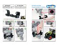 Přední náprava bez kol pro Claas, Case, Steyr a NH - Bruder 43304